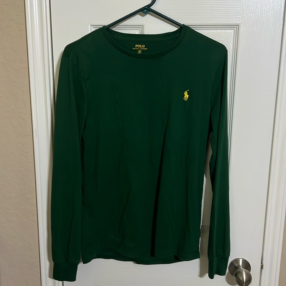 Long sleeve polo shirt